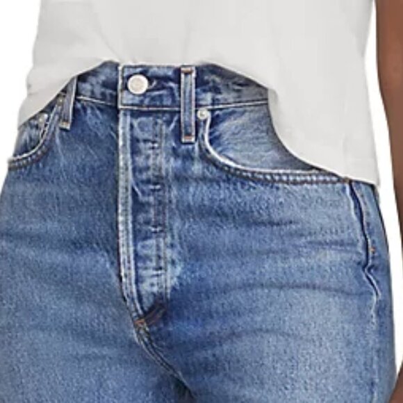 Agolde Riley High Rise Straight - Leg Jeans - Picture 4 of 16